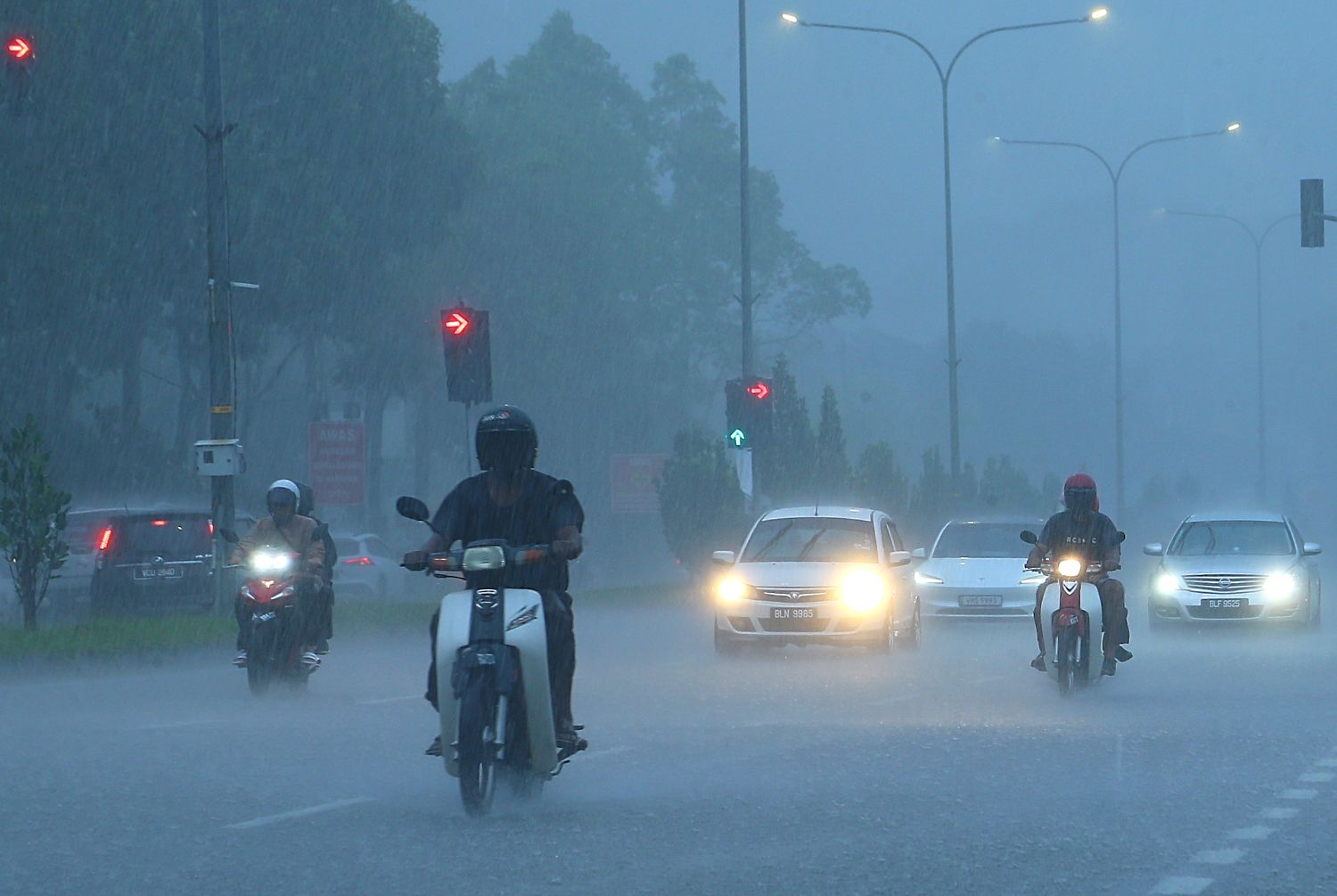 Lima negeri dilanda hujan lebat hingga 7 malam ini - MetMalaysia